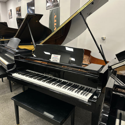 Used Kawai GE2 grand piano in Ebony Polish finish