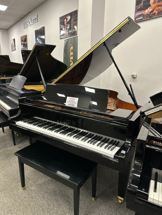 Used Kawai GE2 grand piano in Ebony Polish finish