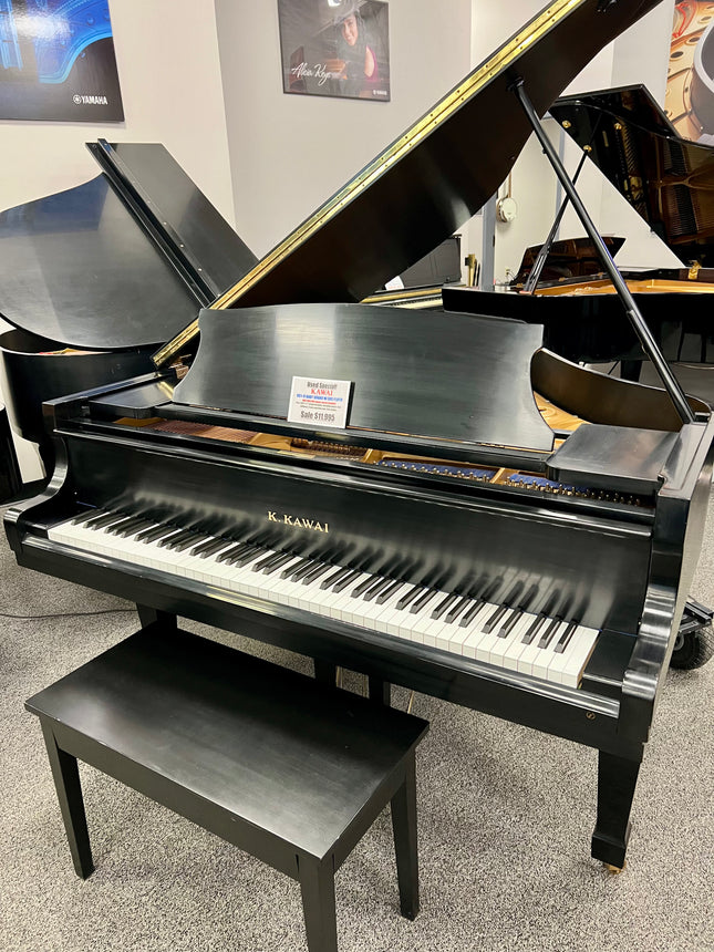 Used Kawai KG1D Baby Grand W/QRS PNO3 WIFI Player system.