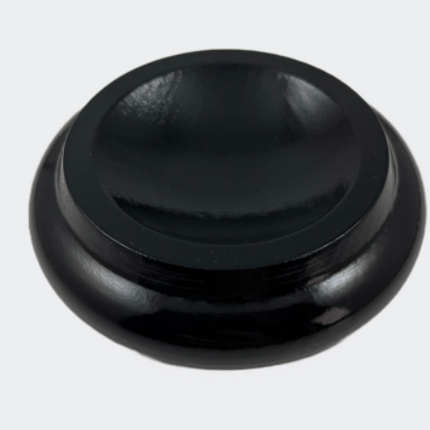 Walnut Satin Wood Piano Caster Cups for upright pianos.