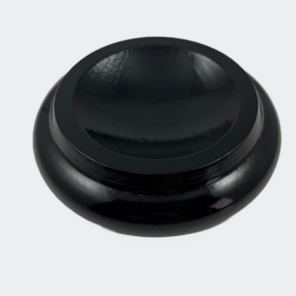 Walnut Satin Wood Piano Caster Cups for upright pianos.