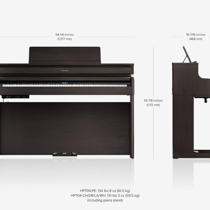 Roland HP704 Digital Piano