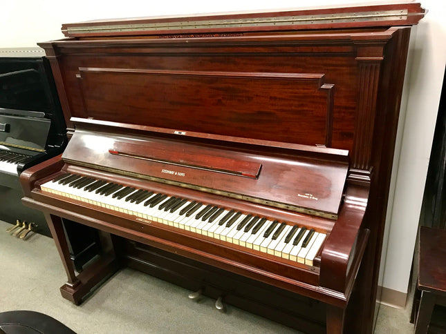 Used 1901 Steinway Upright - Beautiful cabinet! Price TBD. We are currently at work on it!