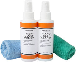 Roland Piano polish kit with Key cleaner and micro fiber cloths